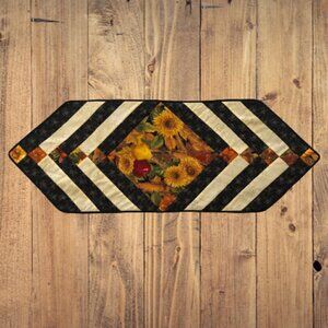 Quilt Table Runner - Fall Sunflower Thanksgiving #710-2